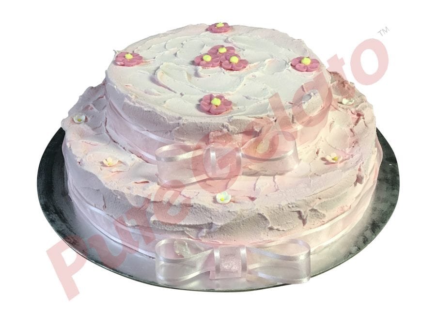 2-tier-cake-spatula-finish-baby-pink-smooth-creamribbon