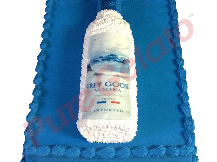 Grey-Goose-Bottle-Cake-2-tier-blue-Cream