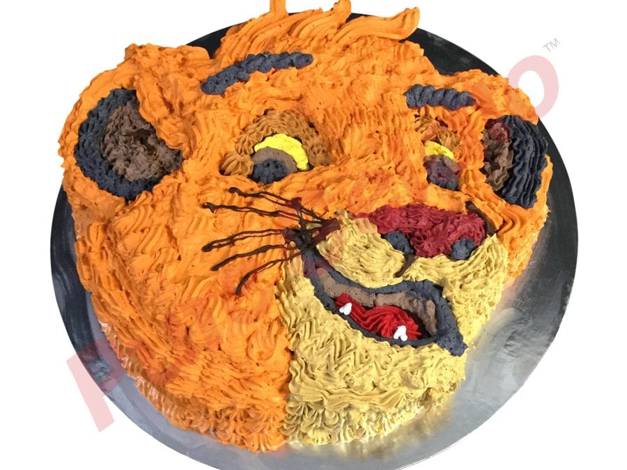 Lion face gelato Cake